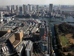 Elevated view of the city of Tokyo, Shibuya  district Tokyo, Japan, Asia Stock Footage
