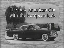 1953 Studebaker TV commercial #5 Stock Footage