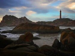 Ke Ga lighthouse Stock Footage