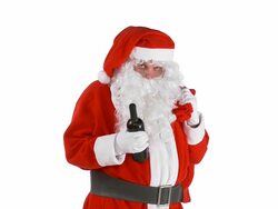 Santa Is Drunk Stock Footage