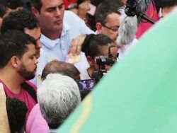 Presidential Elections In Brazil 2014, Marina da Silva Campaign. Stock Footage