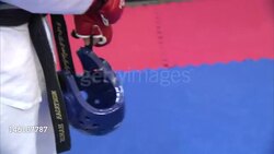 Olympic Hopefuls Taekwondo fighters training News Clip