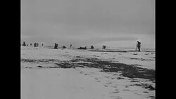 US soldiers wait on battlefield on Western Front during World War II News Clip