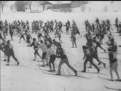 MASS LONG DISTANCE SKIING News Clip