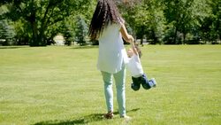 Mother and Son Stock Footage