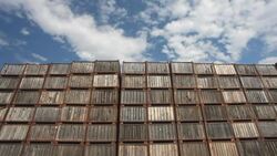 Time lapse of a containers Stock Footage