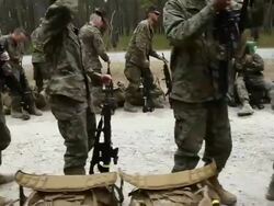Female Marines Participate In Marine Combat Training At Camp LeJeune Stock Footage