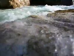 HD Rocky Stream Close-up Stock Footage