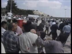 MIDDLE EAST: CLASHES CONTINUE News Clip