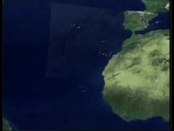 SPACE: NASA SATELLITE IMAGE OF SANDSTORM Instructional Video