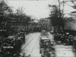 Adolf Hitler in Czechoslovakia after 1939 German invasion News Clip