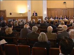 Bank of Greece briefing on financial crisis News Clip