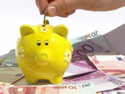 Piggy bank - Savings Stock Footage
