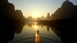 Aerial Guilin Stock Footage