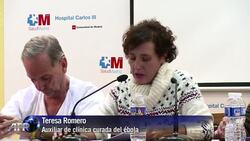 VOICED : Espanola curada del ebola deja hospital News Clip