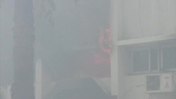 Morsi supporters storm and torch two buildings housing provincial government of Giza News Clip