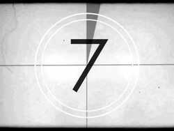 Film Countdown Leader Stock Footage