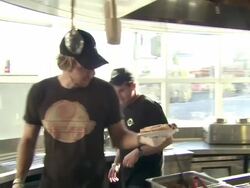 Dax Shepard, Mike Binder at the Coney Dog Grand Opening Benefiting The Midnight Mission at West Hollywood CA. (Footage by WireImage Video/Getty Images Entertainment Video) Stock Footage