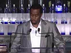 Sean 'Diddy' Combs Announces New Business Venture With Ciroc Vidka Stock Footage