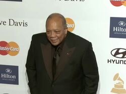 Quincy Jones at Pre-GRAMMY Gala & Salute To Industry Icons With Clive Davis Honoring Antonio L.A. Reid 2/9/2013 in Beverly Hills, CA.(Footage by WireImage Video/Getty Images Entertainment Video) Stock Footage