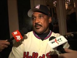 Red Sox outfielder Jim Rice and all-time stolen base leader Rickey Henderson were in New York for a press conference Tuesday. They were elected to baseball's Hall of Fame the previous day. (Jan. 13) News Clip