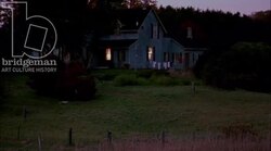 Static shot of a country house, clip 7 Stock Footage