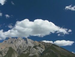 Time lapse mountain scape Stock Footage