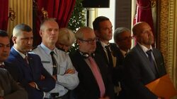 FMs Al-Jafaari and Fabius comment on fight against Islamic State group News Clip