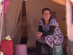 Syrian refugees in Iraq refugee camp News Clip