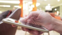 Men using smartphone Stock Footage