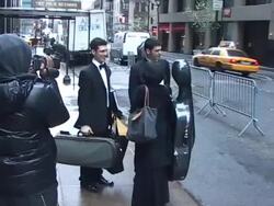 Celebrity Video Sightings in New York Stock Footage