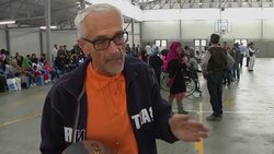 Wheelchair basketball helps young amputees overcome trauma News Clip