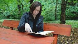 Book lover Stock Footage