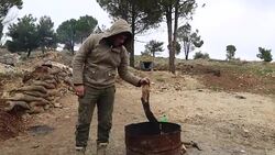 Syria: Turkish backed Syrian fighters patrol Mount Bersaya area News Clip