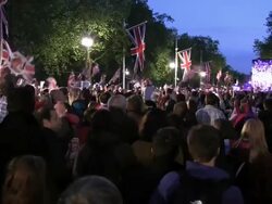 ATMOSPHERE: BBC Concert Diamond Jubilee at Buckingham Palace on June 04, 2012 in London, England (Footage by WireImage Video/Getty Images) Stock Footage
