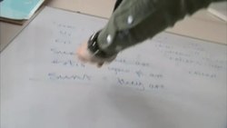 Stock Shots Teacher Writing on Board And Grading Work News Clip