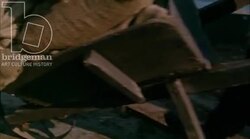 Ship in the harbour, 1908 - reenactment Stock Footage