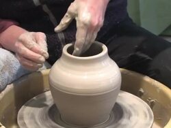 Potters Wheel Stock Footage