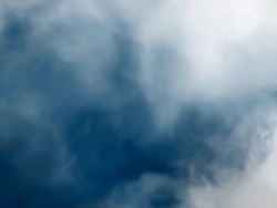 Abstract Flying through clouds and smoke Stock Footage