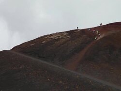 Etna mountain, volcanic landscapes Stock Footage