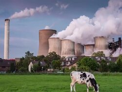 CRANE UP: Industrialisation Stock Footage