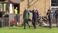 Prince William Wears RAF Uniform and Flies Out on RAF Chipmunk Plane News Clip
