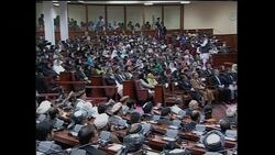 4:3 Indian PM Singh addresses Afghan parliament during visit News Clip