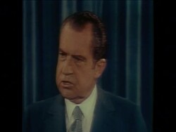 SYND 30-6-72 NIXON STATEMENT ON PARIS PEACE TALKS Instructional Video