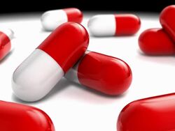 Pills with slow zoom Stock Footage