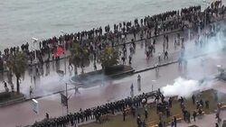 Tear gas fired as supporters and opponents of draft constitution clash News Clip