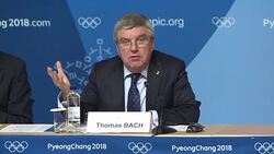 CLEAN : Pyeongchang Games not tainted by Russian affair (Bach) News Clip