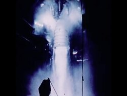 UPITN 25 3 77 SPACE CENTRE NEW SPACE SHUTTLE MAIN ENGINE (SSME) TESTED News Clip