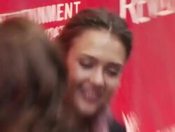 Lilly Tartikoff and Jessica Alba at the 13th Annual EIF Revlon Run/Walk For Women at New York NY. (Footage by WireImage Video/GettyImages) Stock Footage