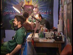 GERMANY: MUNICH: FOURTH ANNUAL BAVARIAN TATTOO FESTIVAL News Clip